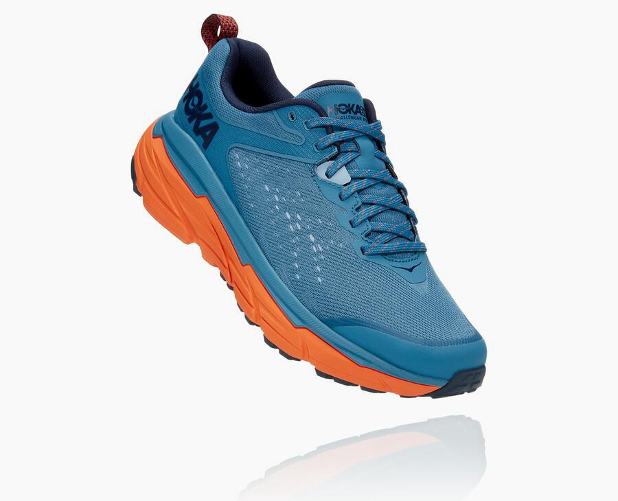 Hoka One One Challenger Atr 6 - Men Trail Shoes - Blue,Australia JZE-724358